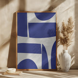 Curved shapes 1 Poster och Canvastavla