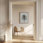 Windy Palm Tree Poster och Canvastavla