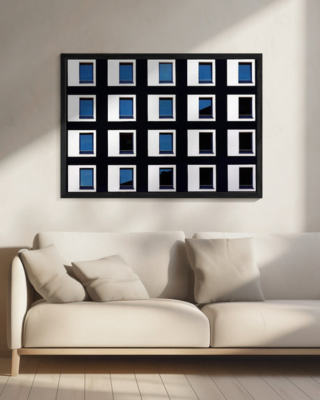 Black and Blue Poster och Canvastavla