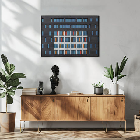 Colours in black Poster och Canvastavla