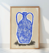 Big Blue Vase Poster och Canvastavla
