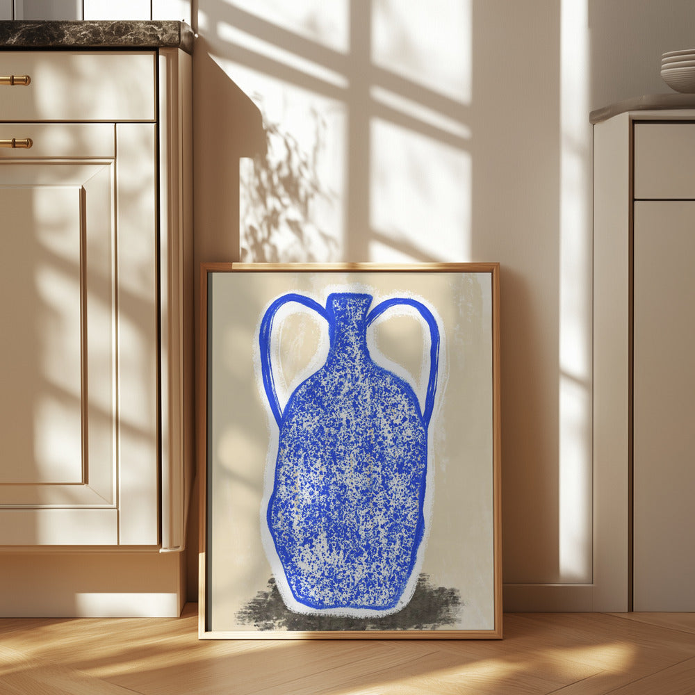 Big Blue Vase Poster och Canvastavla