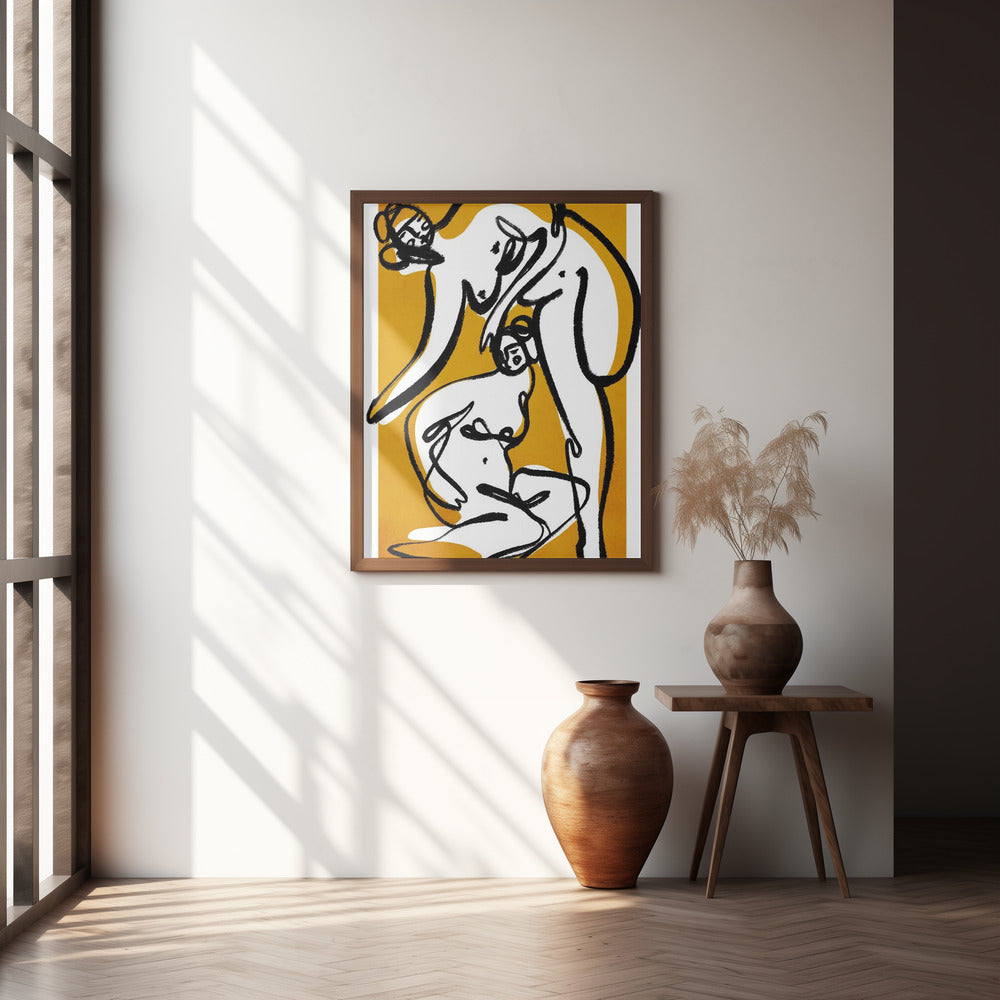 The Female Dancers Poster och Canvastavla