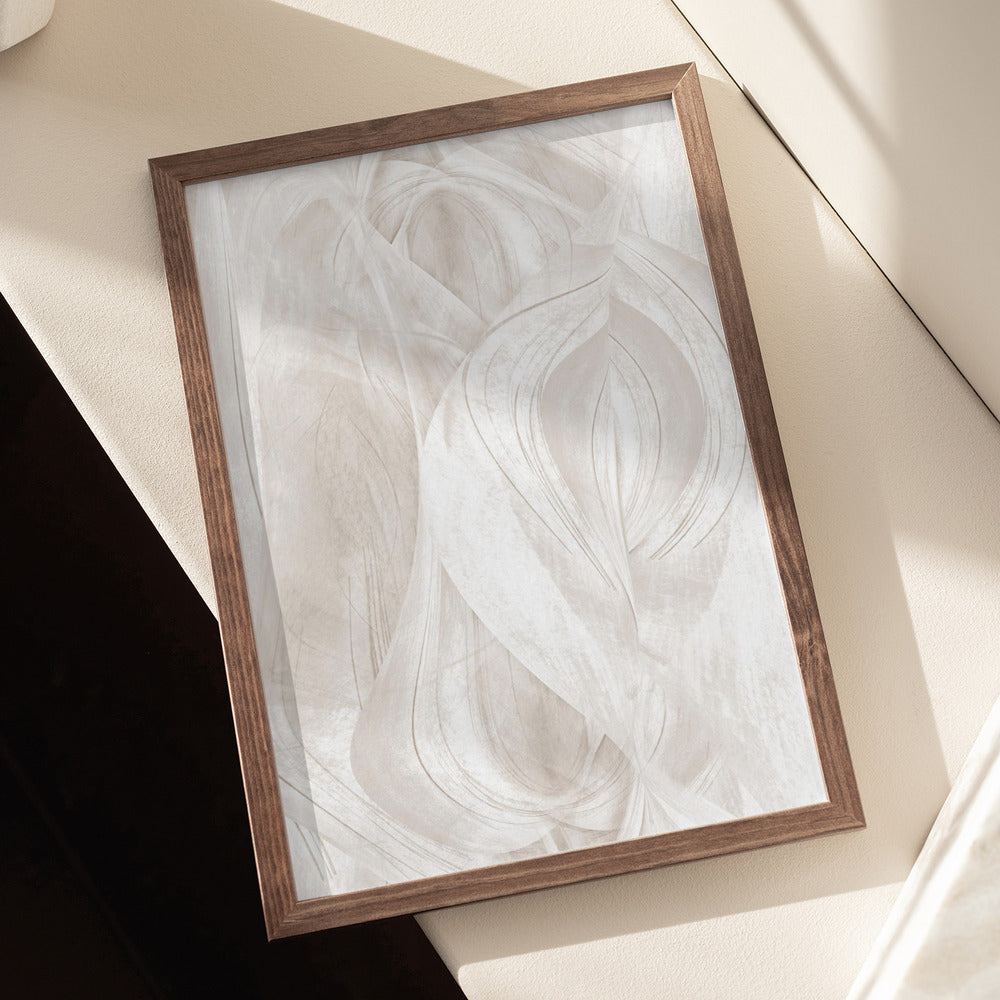 Soft Swirls Poster och Canvastavla