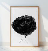 Ballerina Hair Poster och Canvastavla