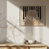 Vessel Collection : Sun & Moon (LineArt) Poster och Canvastavla