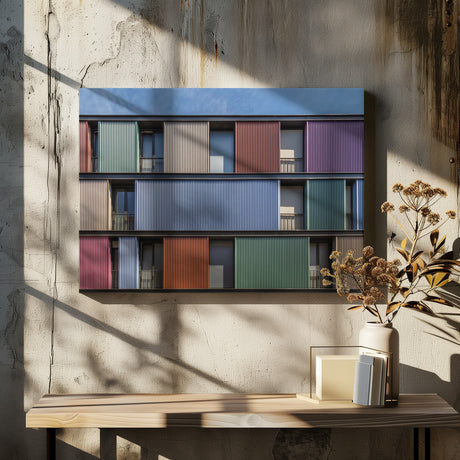 Coloured wall Poster och Canvastavla