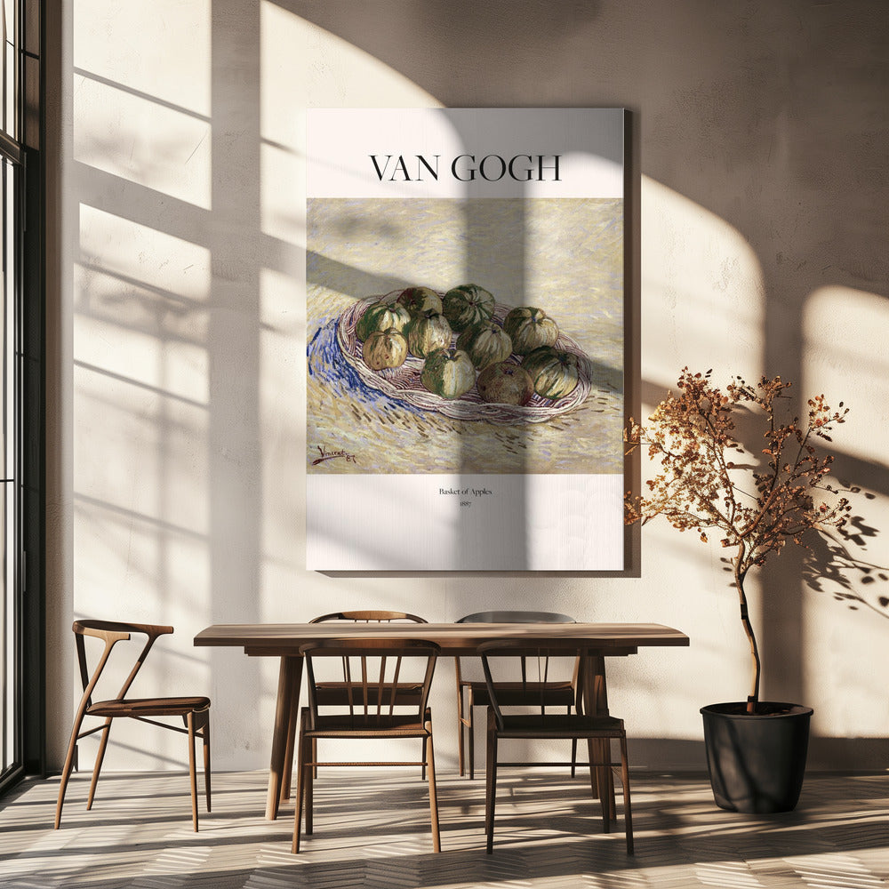 Basket of Apples (1887) Poster och Canvastavla