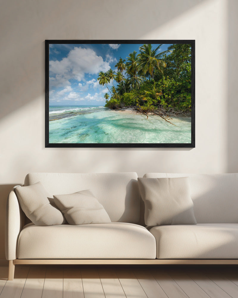 Turquoise Bay Poster och Canvastavla