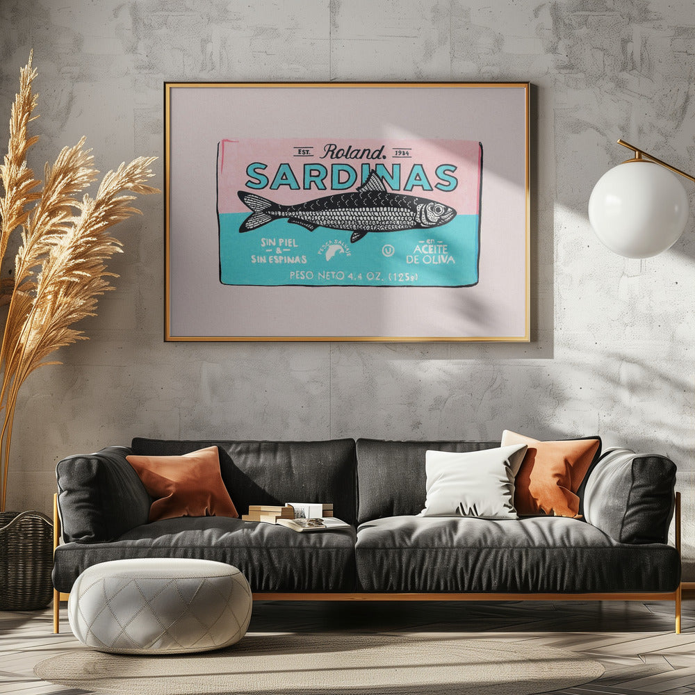 Roland Sardinas Poster och Canvastavla