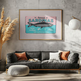Roland Sardinas Poster och Canvastavla