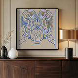 Vessel Collection : We Meet Again (LineArt) Poster och Canvastavla