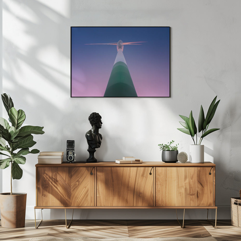 Wind Energy Poster och Canvastavla