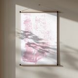 Pink abstract Poster och Canvastavla