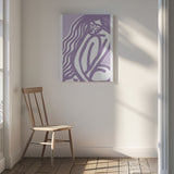 The Silence (Purple) Poster och Canvastavla