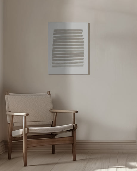 Green Strokes Poster och Canvastavla