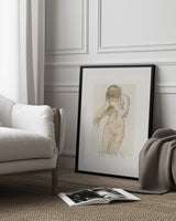 Study of Nude Poster och Canvastavla