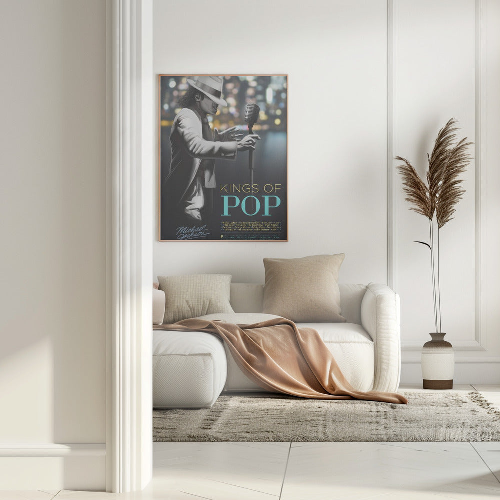 Pop Legend- Michael Jackson Poster och Canvastavla