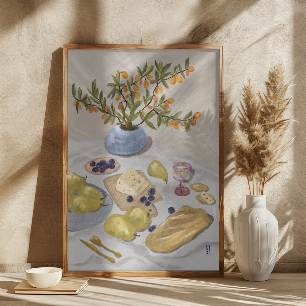 Gin and Tonic In the Afternoon Sun Illustration Poster och Canvastavla