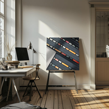 Wall of Windows Poster och Canvastavla