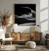 Snow sculpture with the wind Poster och Canvastavla