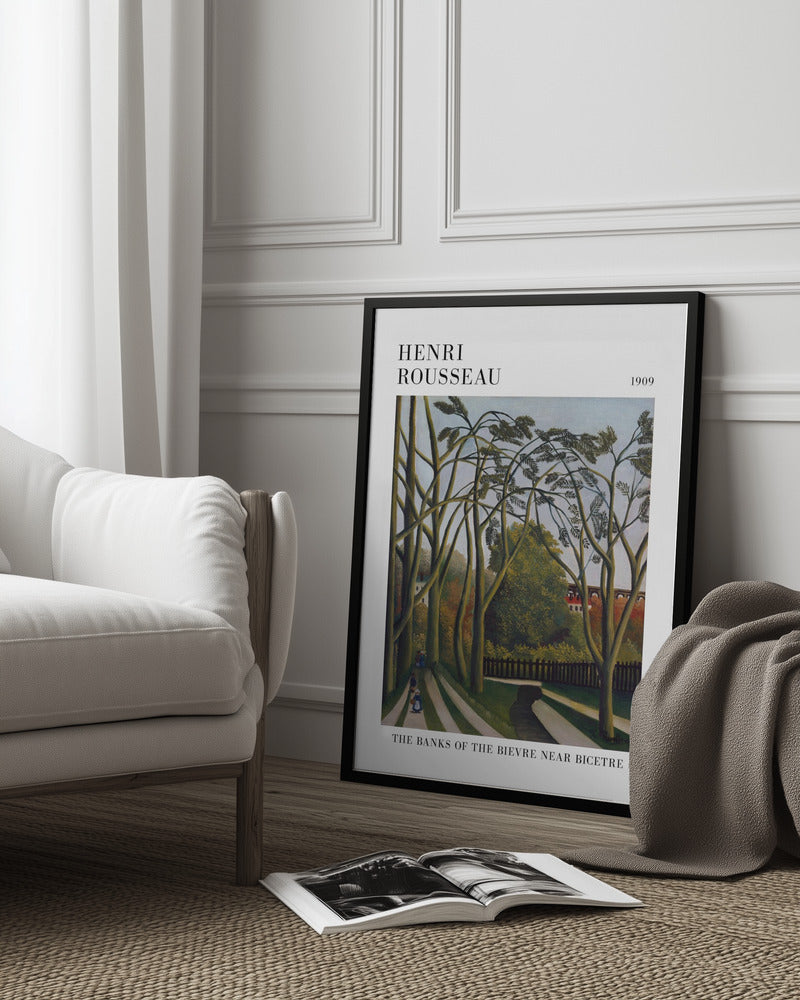 The Banks Of The Bier Near Bicetre Poster och Canvastavla