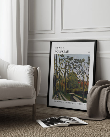 The Banks Of The Bier Near Bicetre Poster och Canvastavla