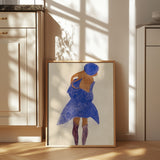 Standing Girl, Back View 1908 Poster och Canvastavla