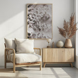Silver Leaves Poster och Canvastavla