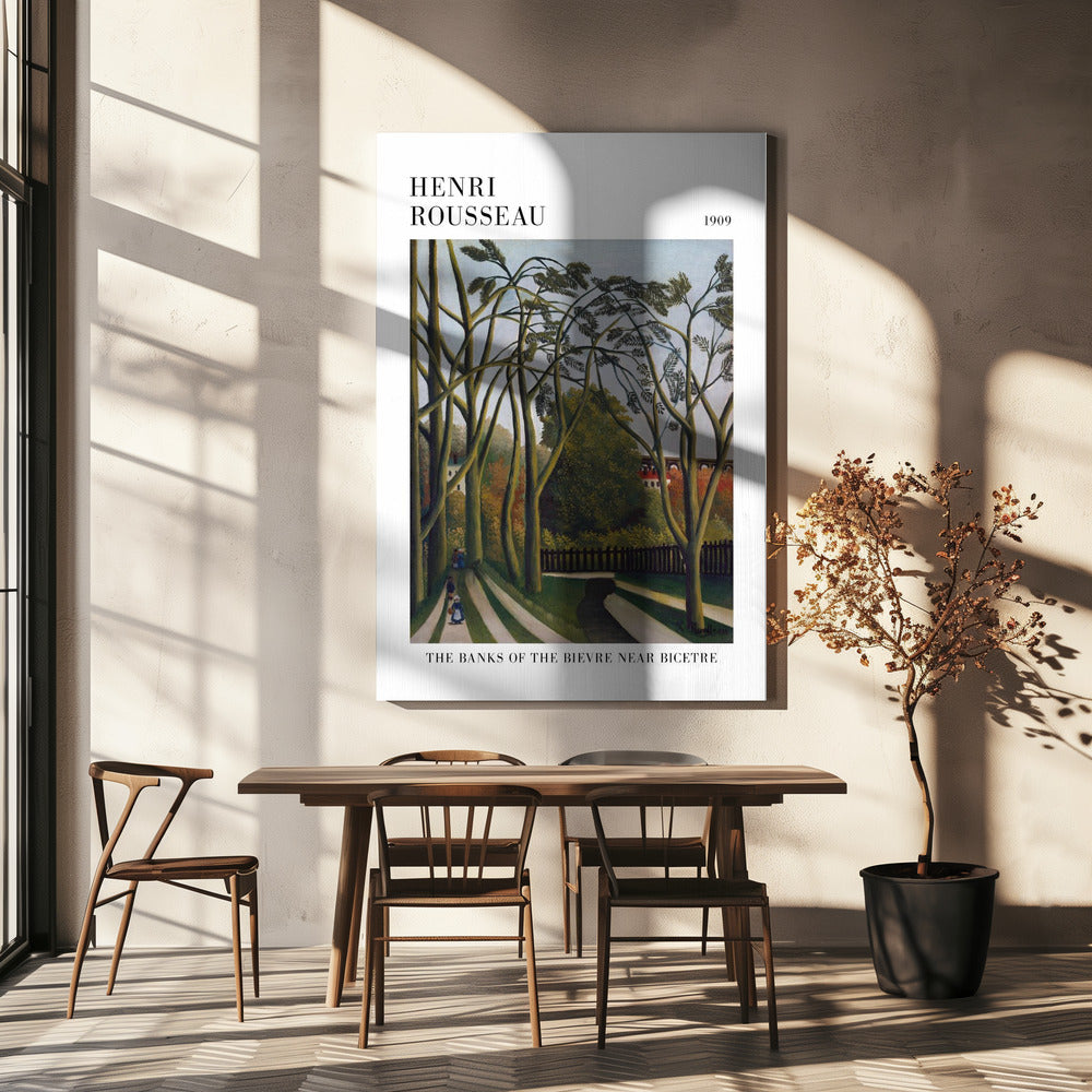 The Banks Of The Bier Near Bicetre Poster och Canvastavla