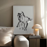 Horse 128 Poster och Canvastavla