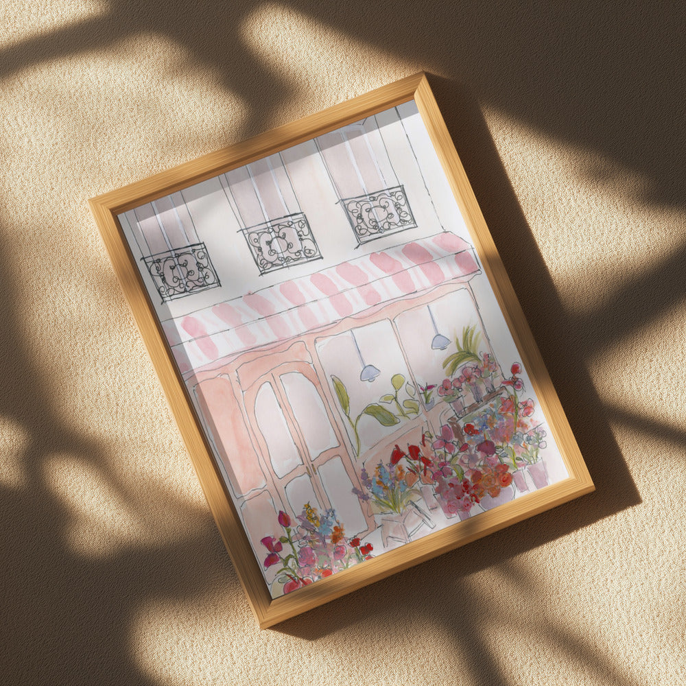 Flower Shop 70x100 Poster och Canvastavla