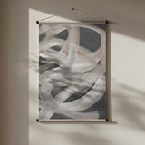 Abstract Brush Strokes 129X Poster och Canvastavla