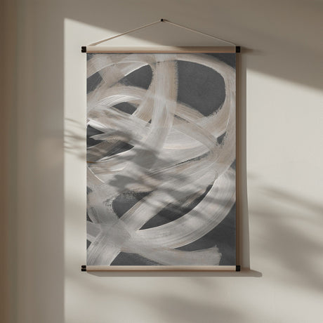 Abstract Brush Strokes 129X Poster och Canvastavla