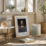 Salvator Mundi (circa 1500) Poster och Canvastavla