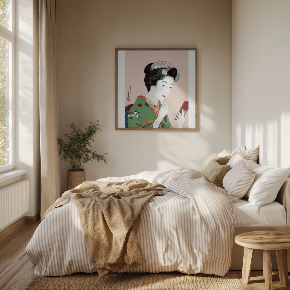 Woman Applying Rouge (1920) Poster och Canvastavla