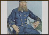 Portrait of the Postman Joseph Roulin (1888) Poster och Canvastavla