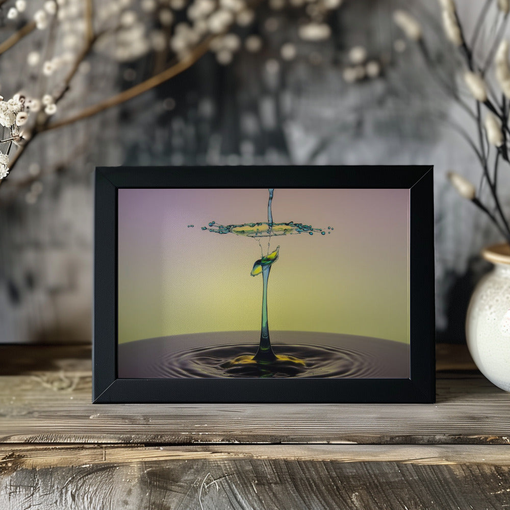 Dancing Drops Poster och Canvastavla