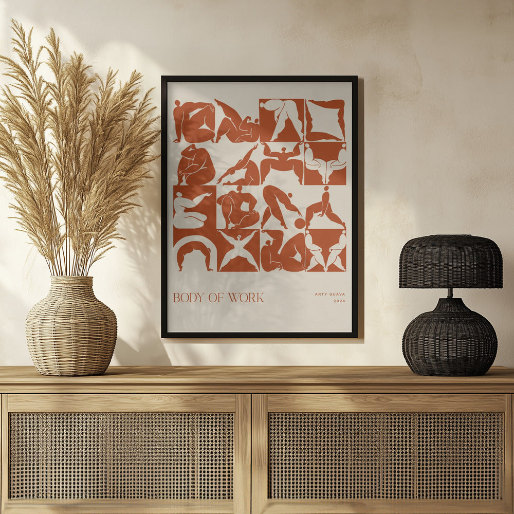 Body of Work (terracotta) Poster och Canvastavla