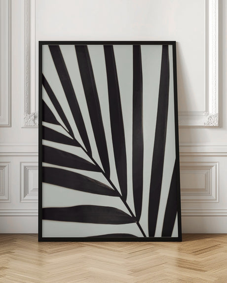 Graphic palm leaf_1 Poster och Canvastavla