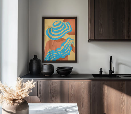 The Blue Sarong Poster och Canvastavla