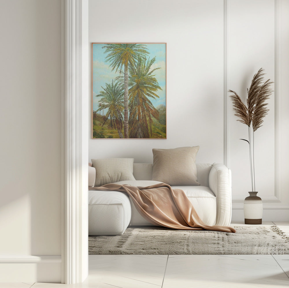 Palm Trees Poster och Canvastavla