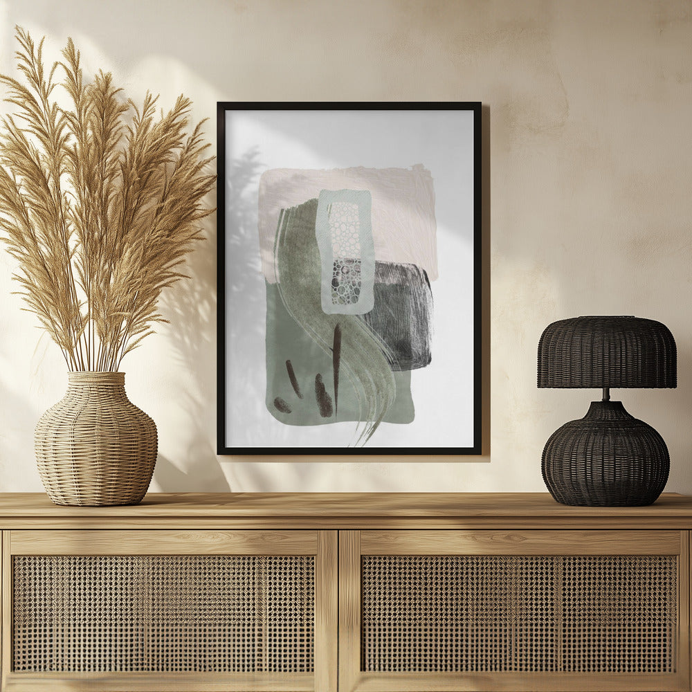 Shadows of Emerald-2 Poster och Canvastavla