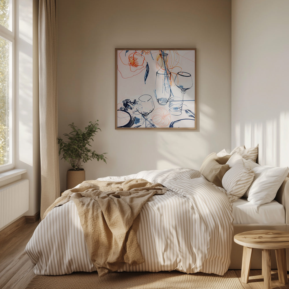 Tablestilllifeno1 Poster och Canvastavla