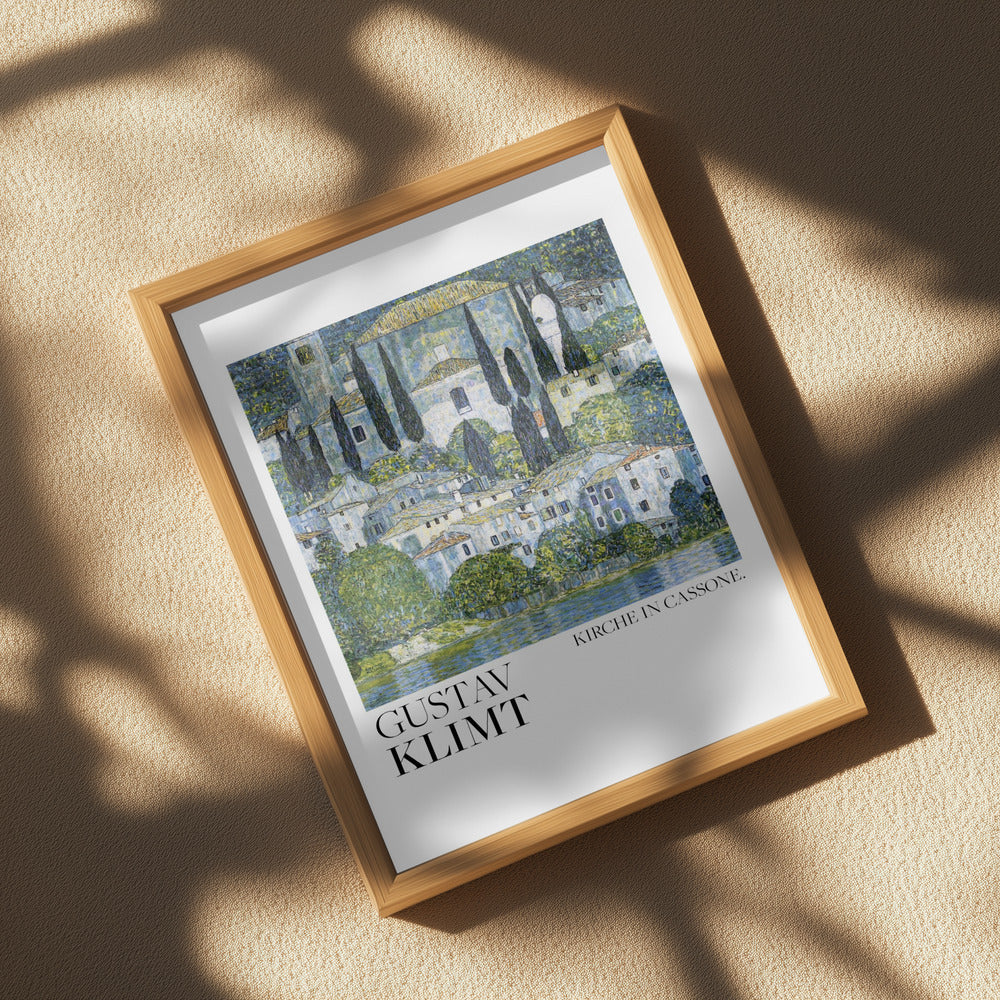 Kirche In Cassone (1913) Poster Poster och Canvastavla