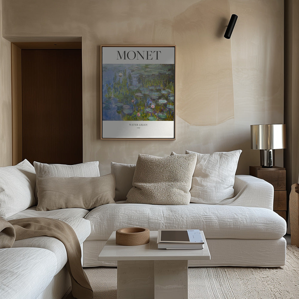 Water Lilies 1915 Poster och Canvastavla