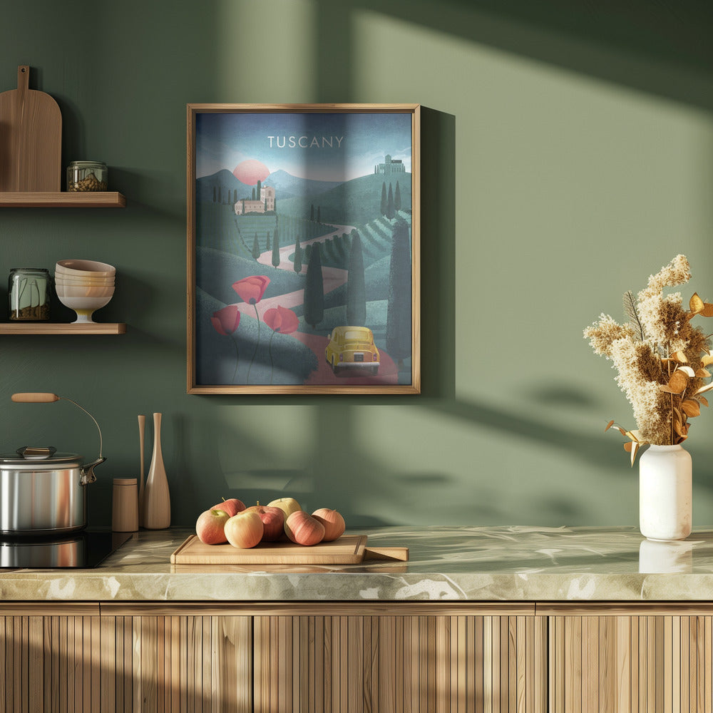 Tuscanytext Poster och Canvastavla