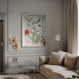 Flower Market Corfu Poster och Canvastavla