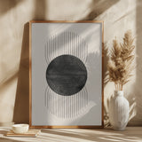 Perfect Point Black Poster och Canvastavla