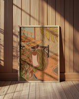 Lady in Stripe Poster och Canvastavla